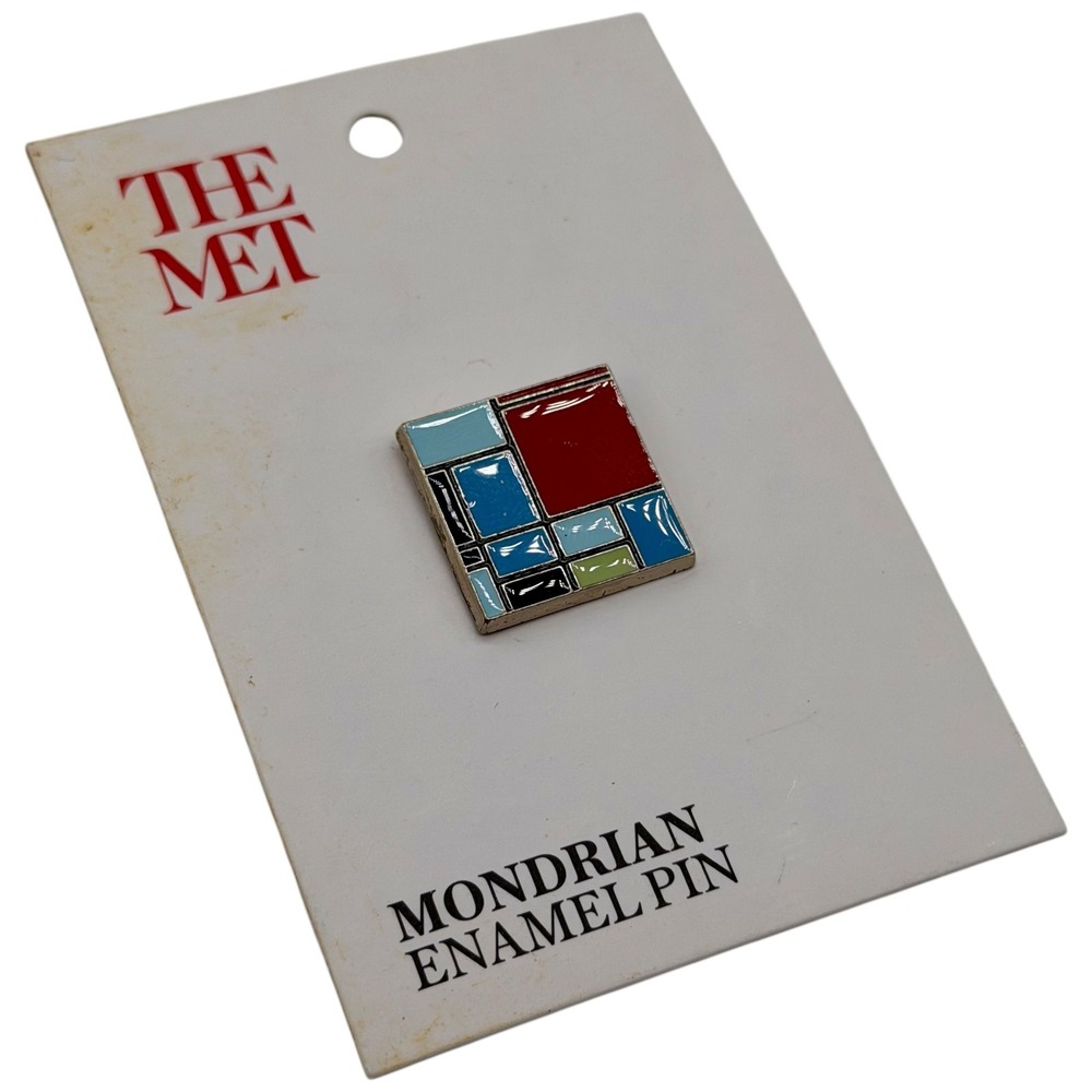 The Met Mondrian‎ Enamel Pin Composition 1921 Piet Mondrian Art Museum Gift